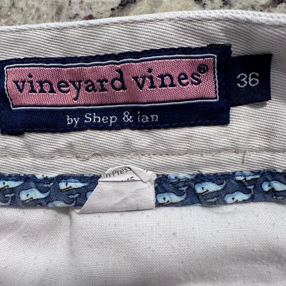 Vineyard vines Mens shorts khaki pleats 100% cotton size 36 - Picture 4 of 6